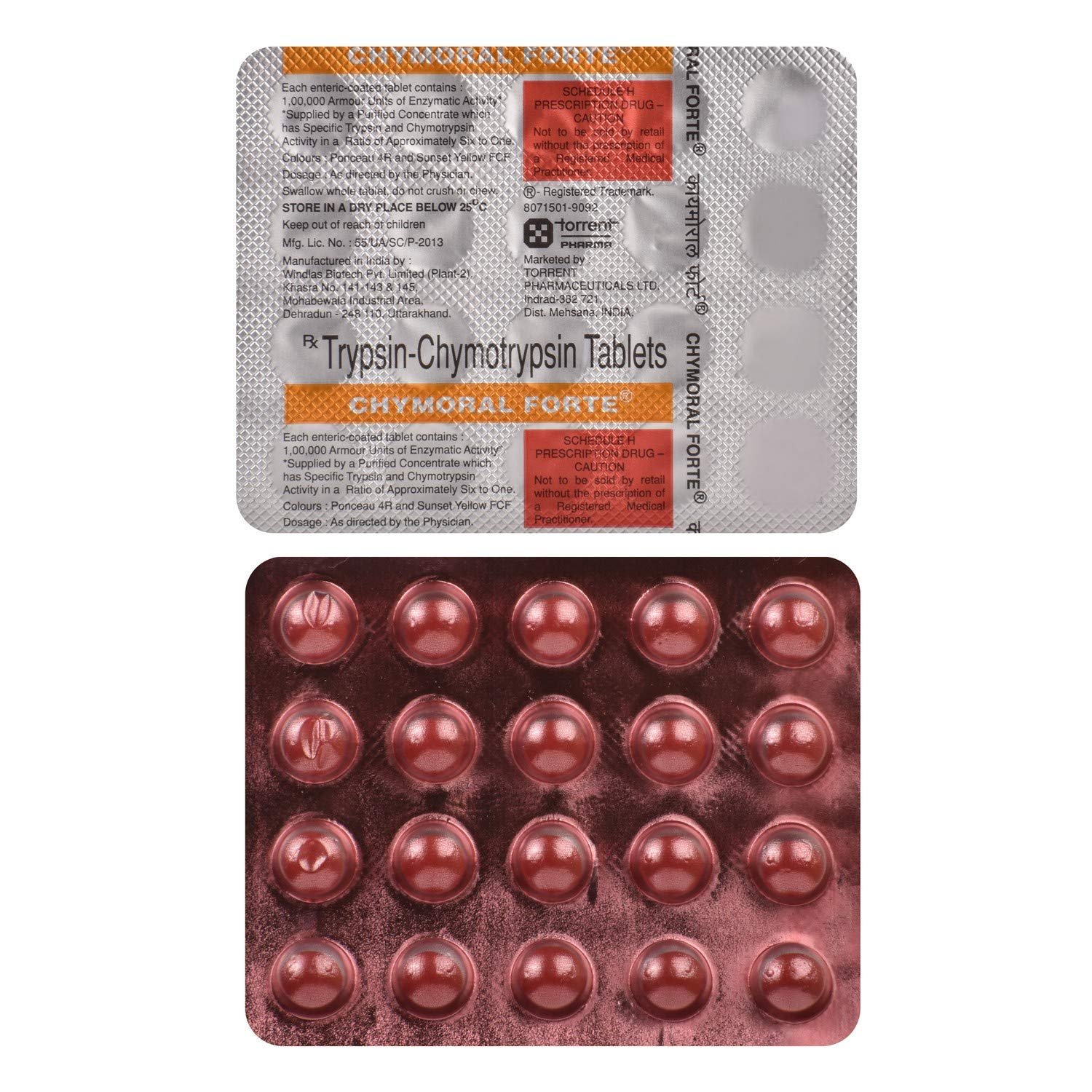Chymoral Forte Strip Of 20 Tablets