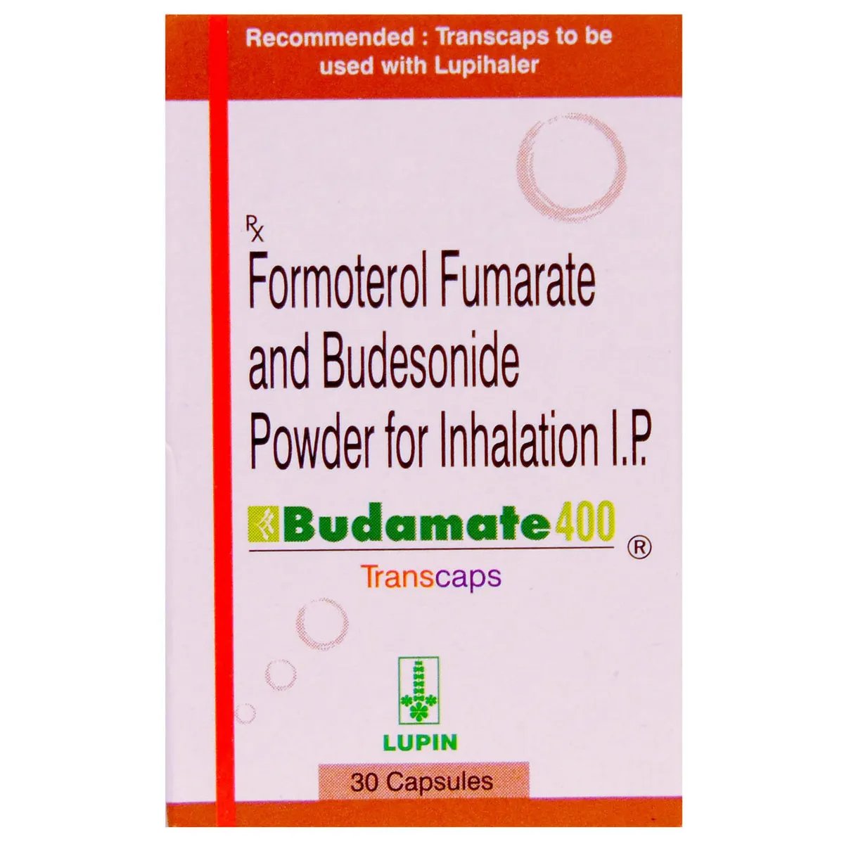 Budamate 400 Transcaps 30