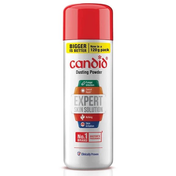 Candid Dusting Powder Expert Skin Solution  Bottle  60 Gm