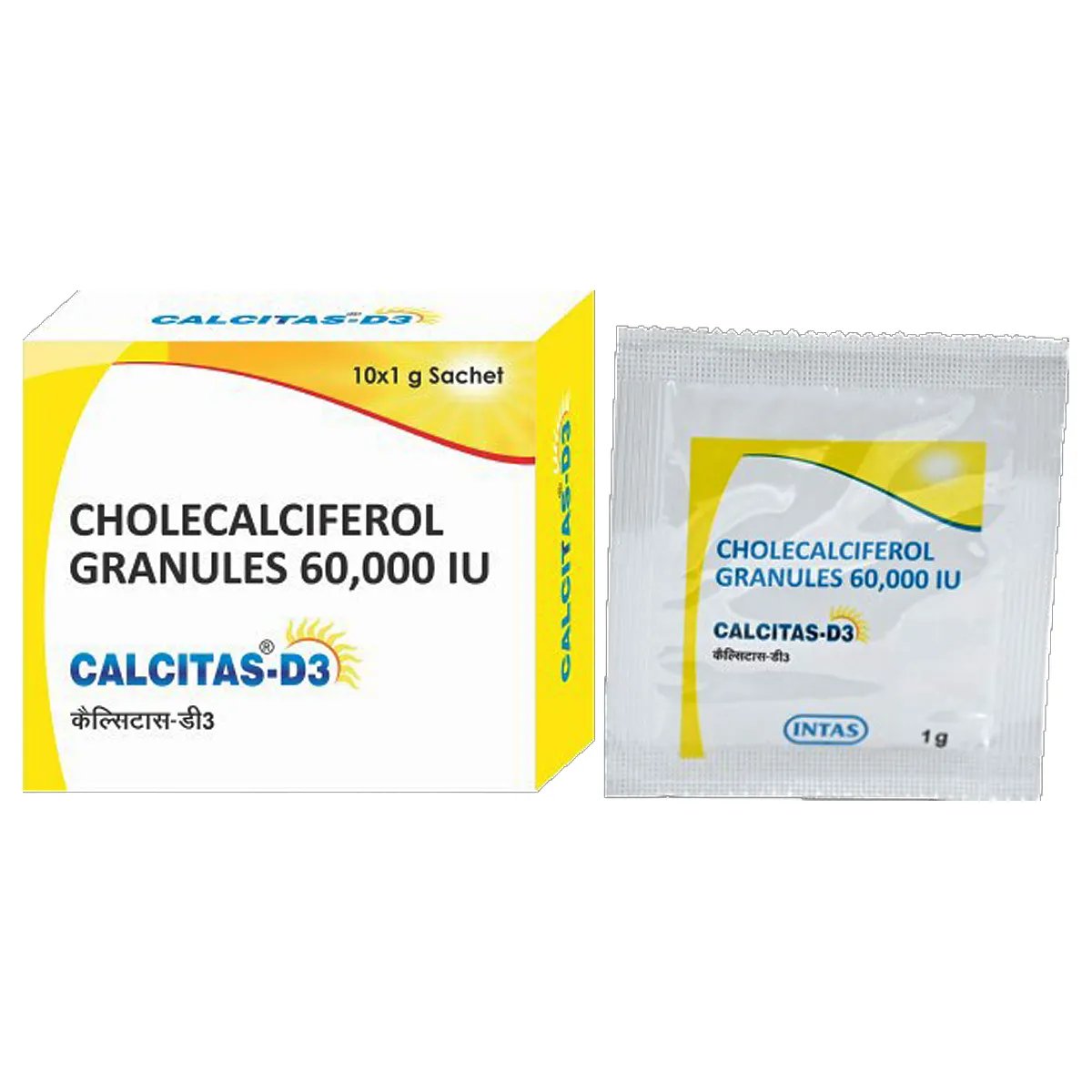 Calcitas D3 Granules 1Gm