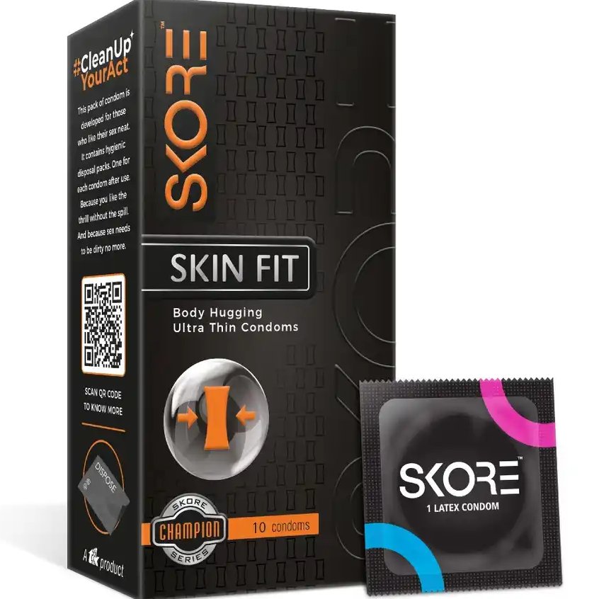 Skore Skin Fit Ultra-Thin Condoms